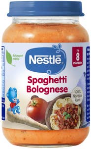 Nestlé Spagetti bolognese Fra 8 mnd
