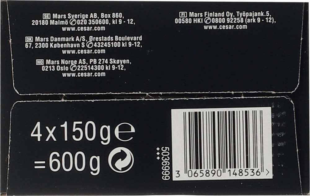 Cesar Country Special Selection 4x150 g