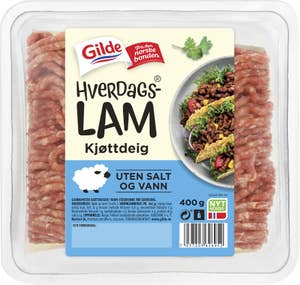 Gilde Hverdagslam kjøttdeig Uten salt og vann