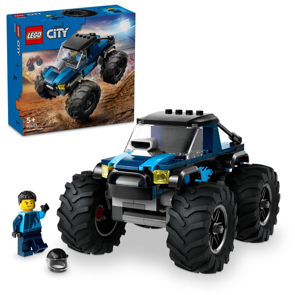 Sprell LEGO® City Blå monstertruck
