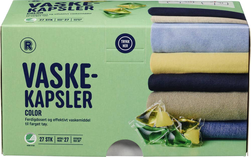 R Vaskekapsler Color