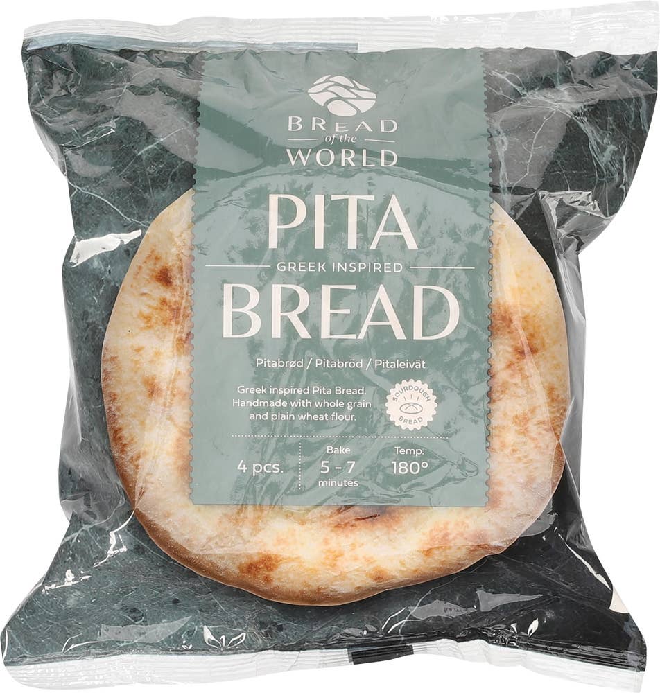 Bread of the World Pitabrød 4 stk