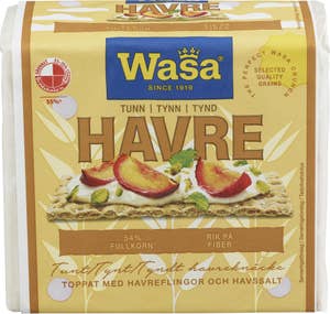 Wasa Knekkebrød Tynn Havre