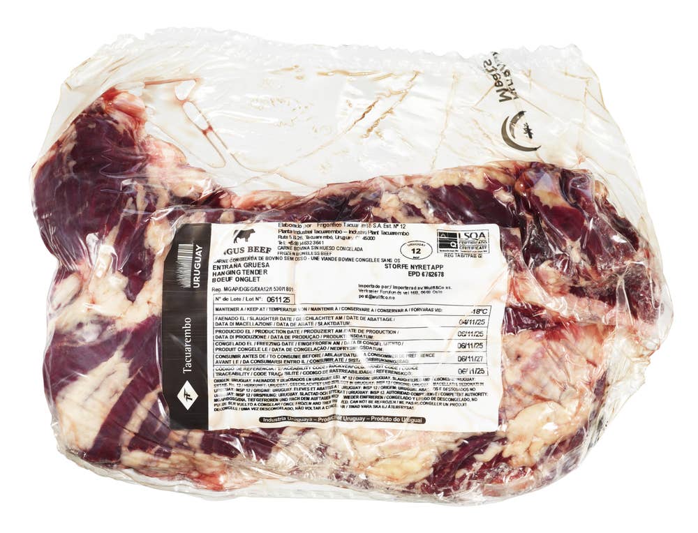 Slakterbiff (Hanger steak) av Angus fra Tacuarembó, Uruguay Kjøttentusiastens store favoritt!
