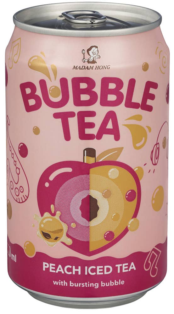 Boba Tea Bubble Tea Fersken