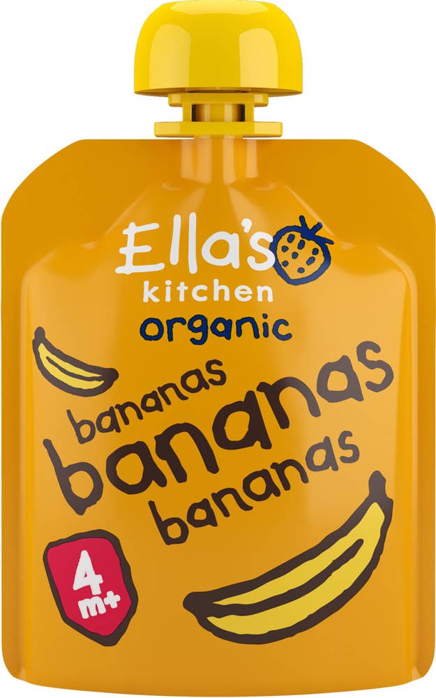 Ella's Kitchen Banan Fra 4 mnd, økologisk