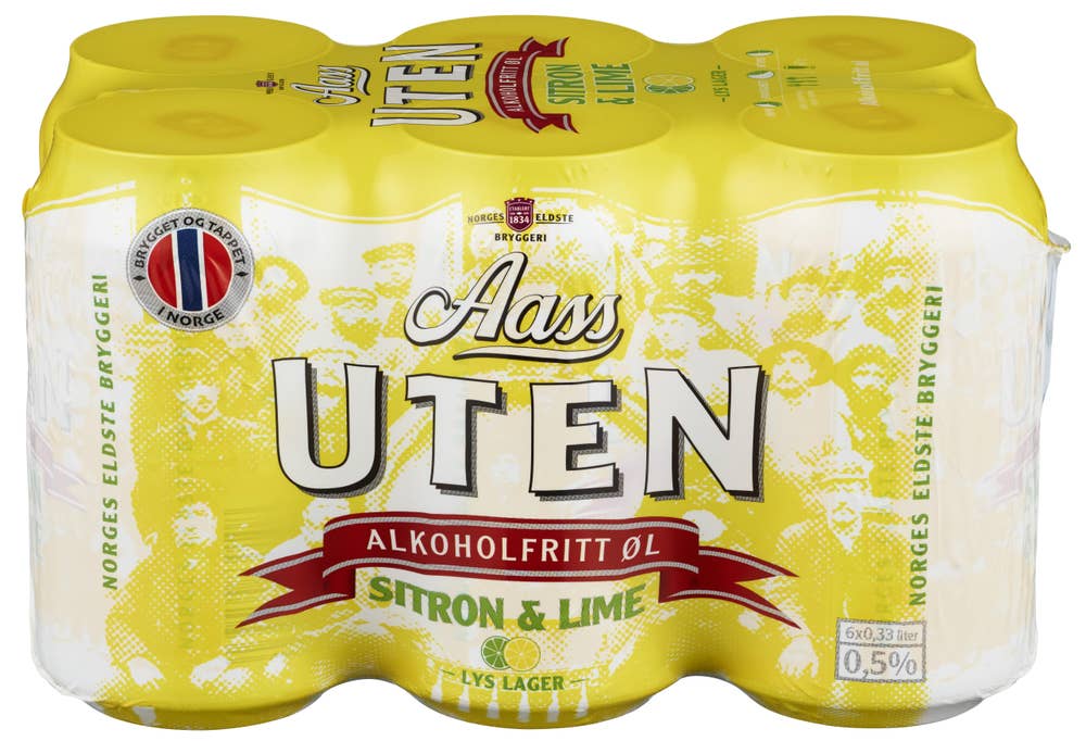 UTEN Sitron & Lime 6x0,33l