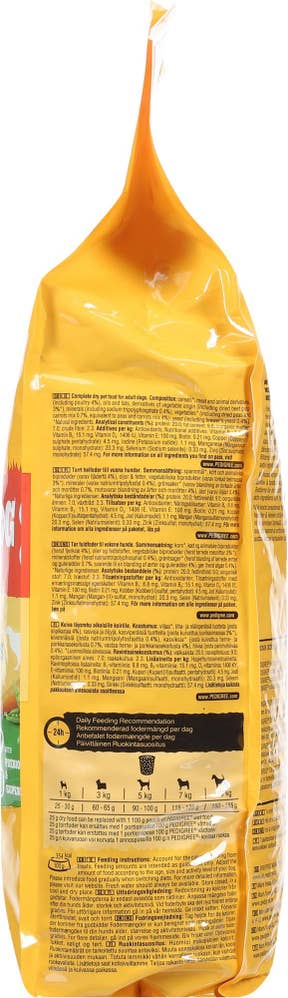 PEDIGREE Adult Mini Tørrfôr med kylling og grønnsaker Til voksne hunder