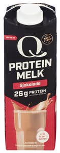 Q proteinmelk sjokolade Laktosefri