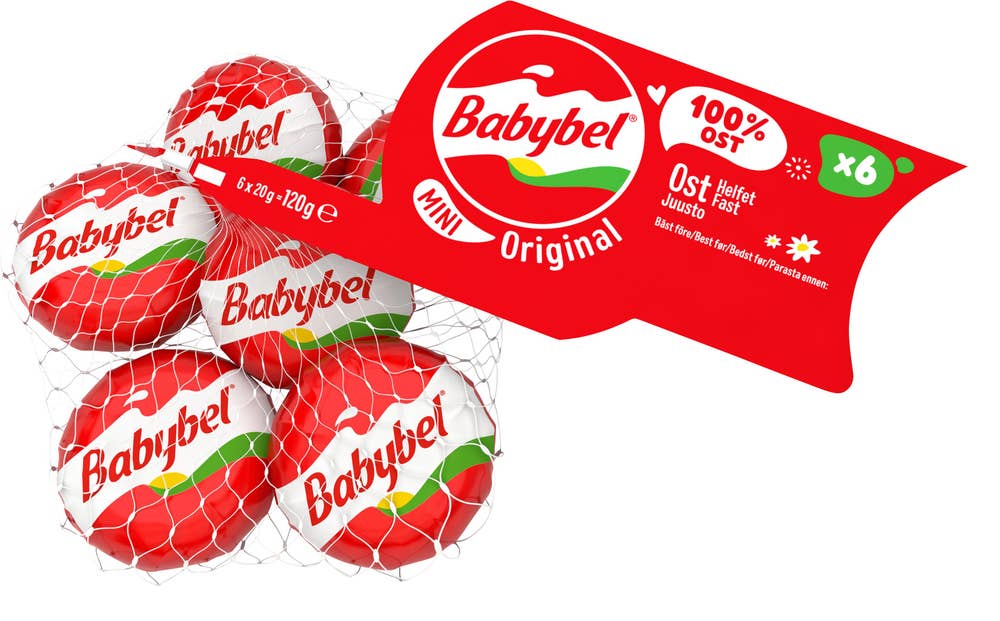 Babybel Mini 6 stk, 120 g