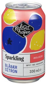 Kolonihagen Sparkling blåbær og sitron