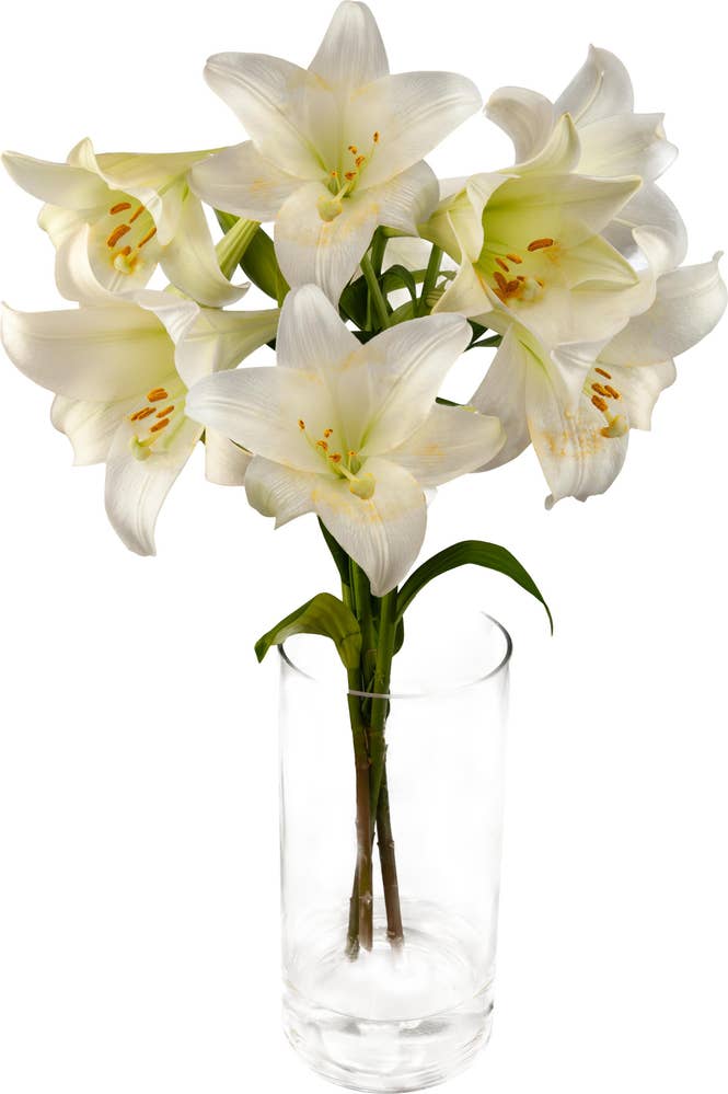MIMEA Liljer hvit 45cm