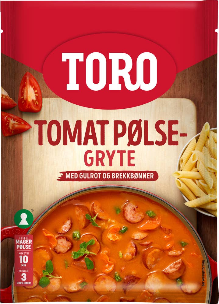 Toro Tomat pølsegryte