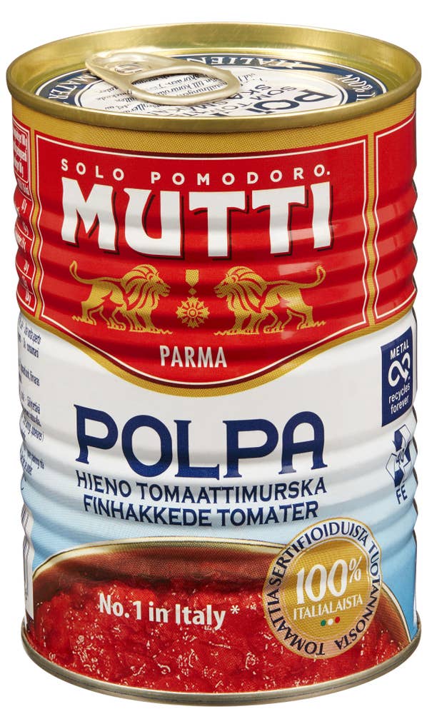 Mutti Knuste tomater Polpa