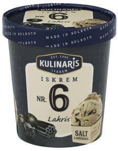 Kulinaris Nr. 6 lakris-iskrem