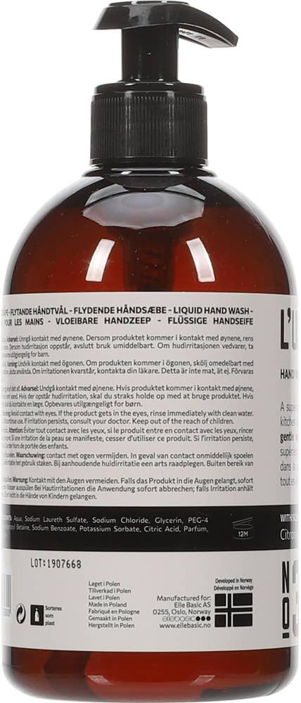 L'USINE Håndsåpe Lemongrass & fresh mint