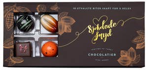 Jentene På Tunet Sjokoladefryd gaveeske 10 biter