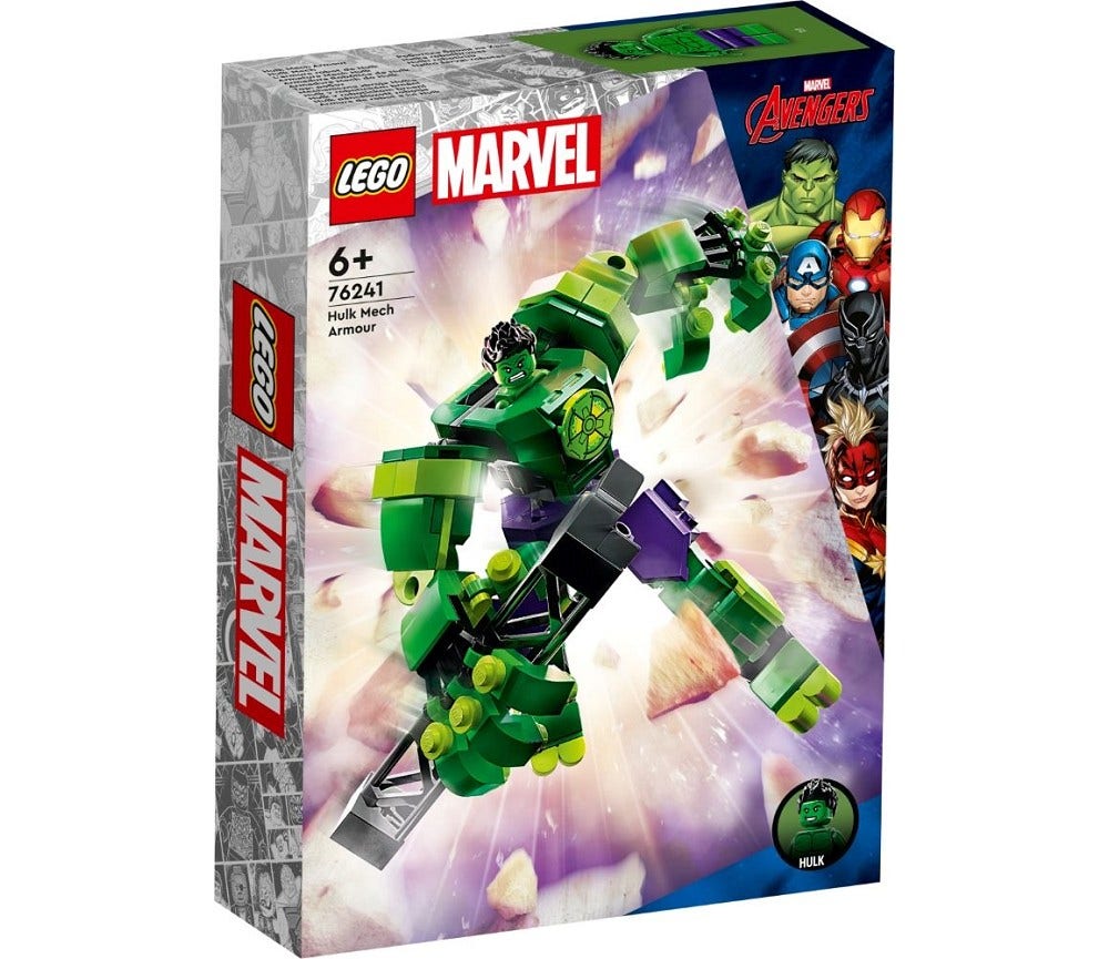Sprell LEGO® Marvel Hulks robotdrakt