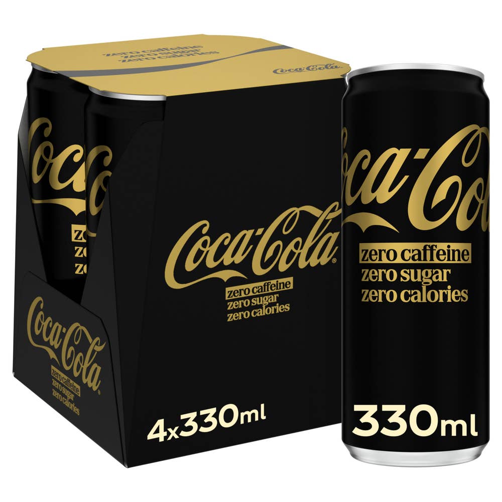 Coca-Cola Zero Sugar Zero Caffeine 4 x 0,33L