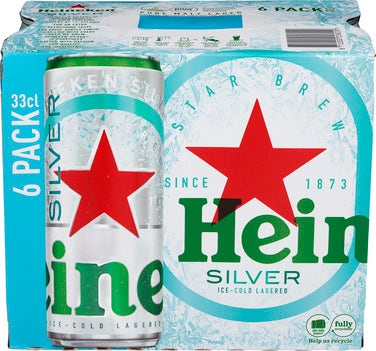 Heineken Silver 0,33L x 6 stk