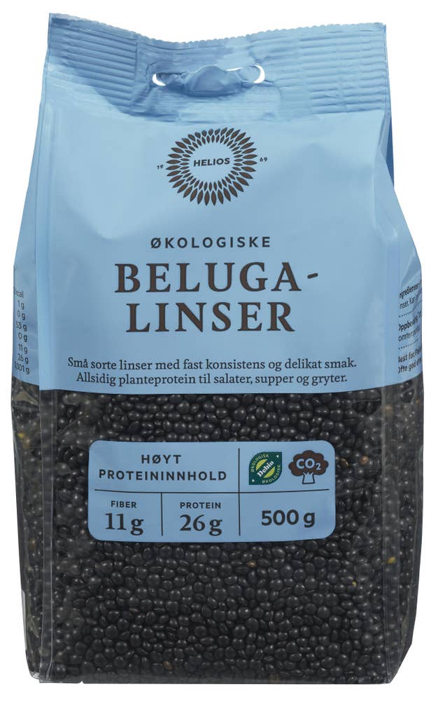 Helios Belugalinser tørre Økologisk