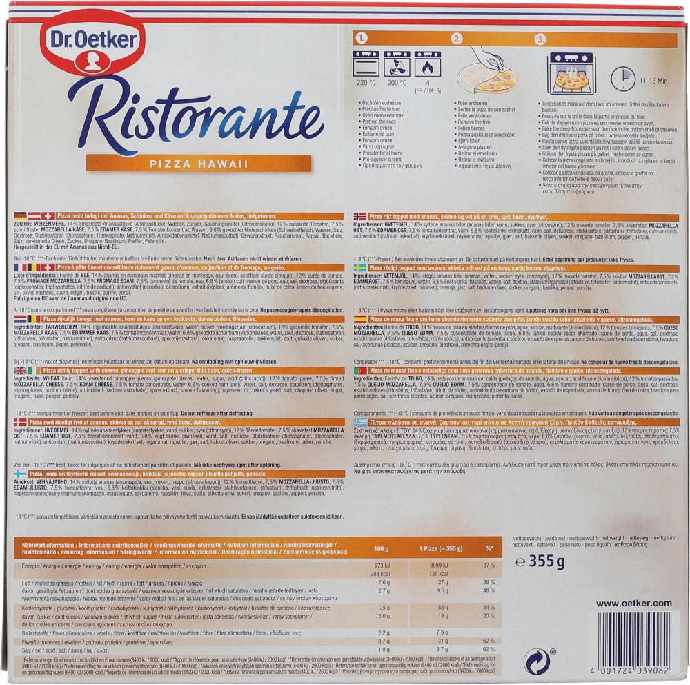 Dr. Oetker Ristorante Hawaii