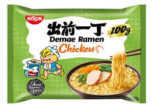 Nissin Demae Ramen Med kyllingsmak