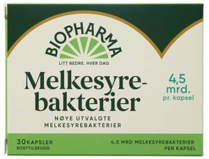 Biopharma Melkesyrebakterier 30 stk