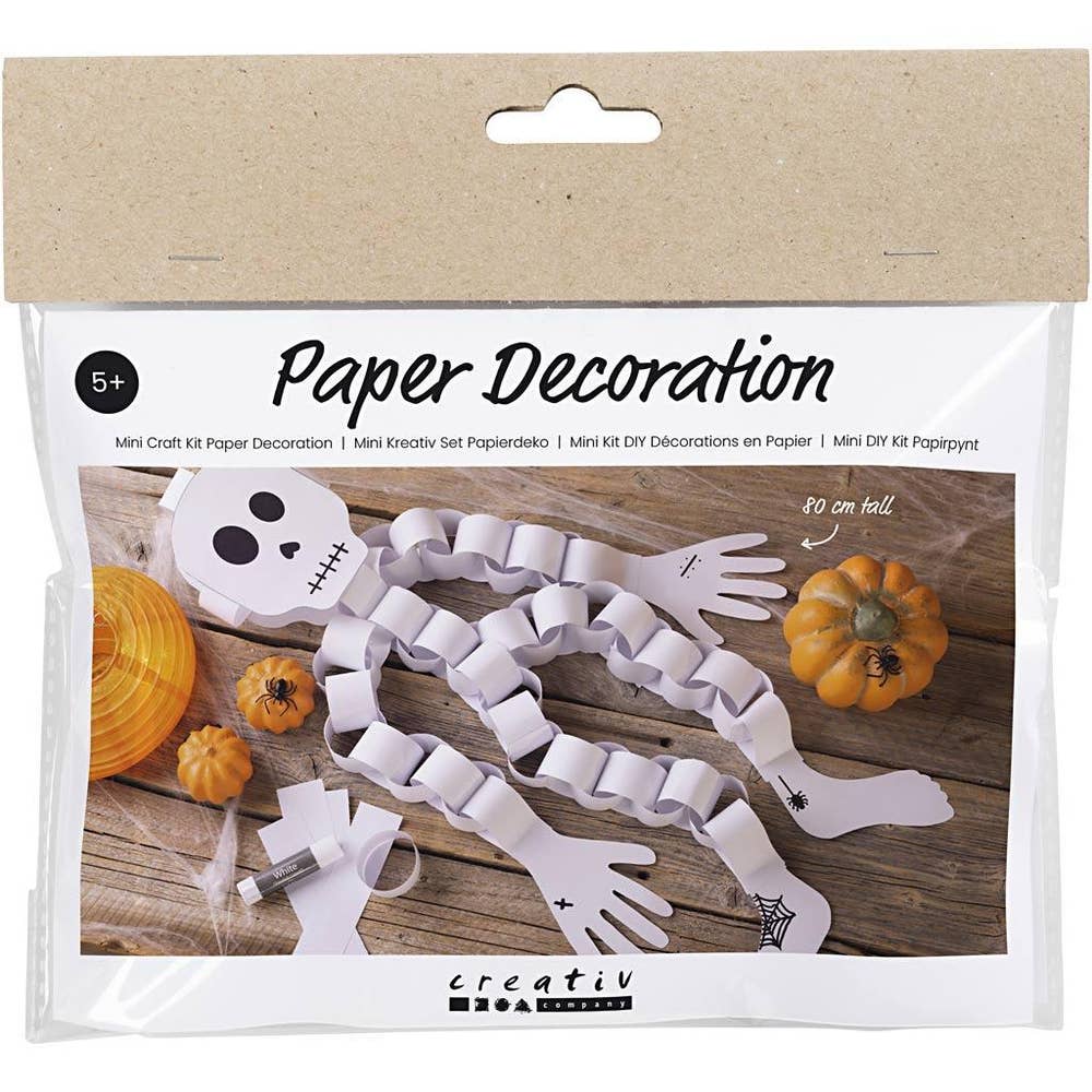 Sprell Mini DIY-Kit papirdekorasjon skjelett