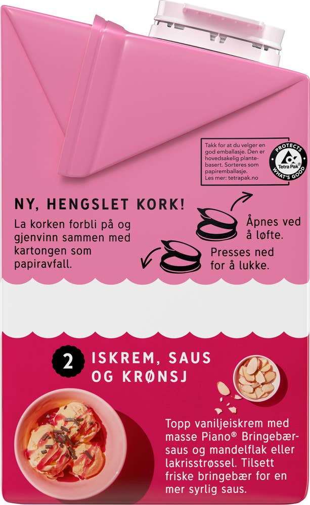 TINE Piano Bringebærsaus