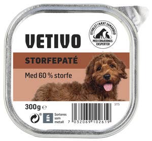 Vetivo Hundepaté med storfe