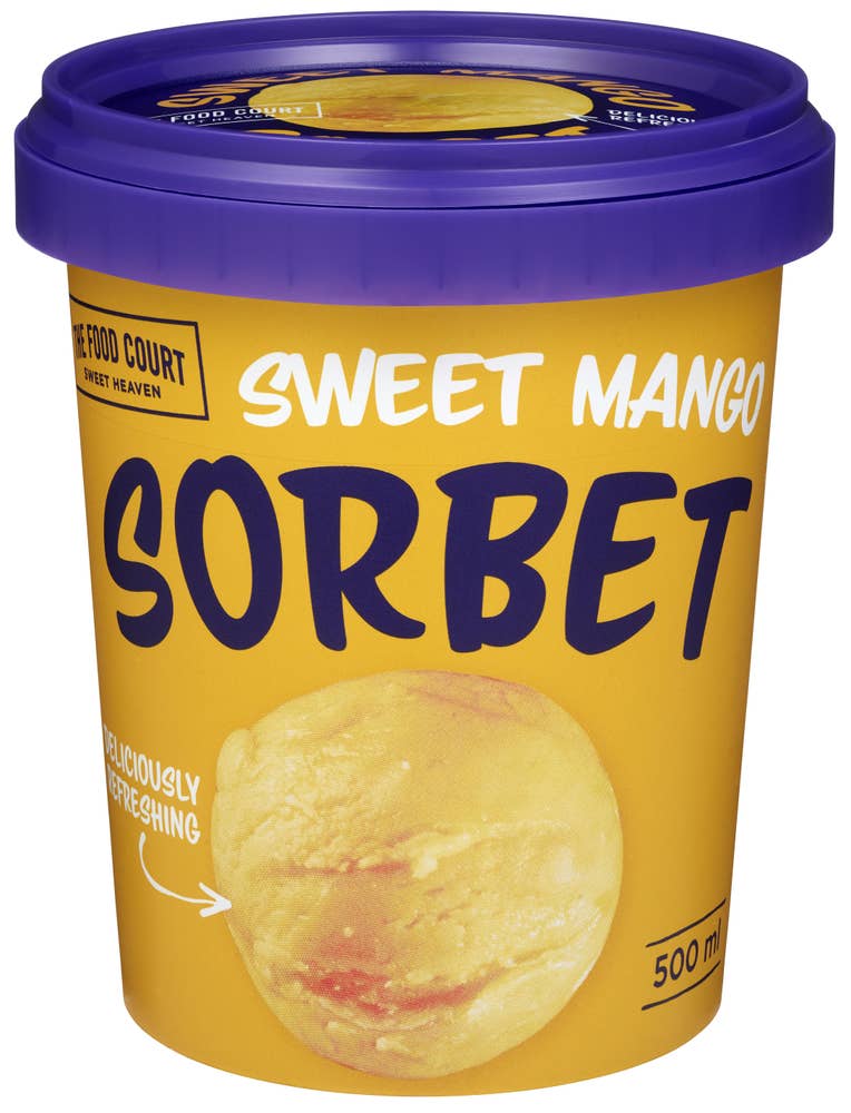 Food Court Swee mango sorbet