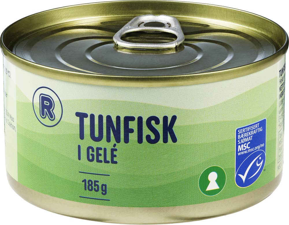 R Tunfisk i gele