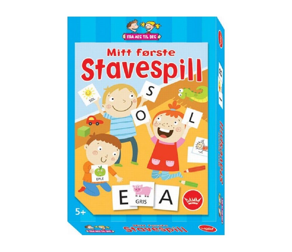 Sprell Mitt Første Stavespill