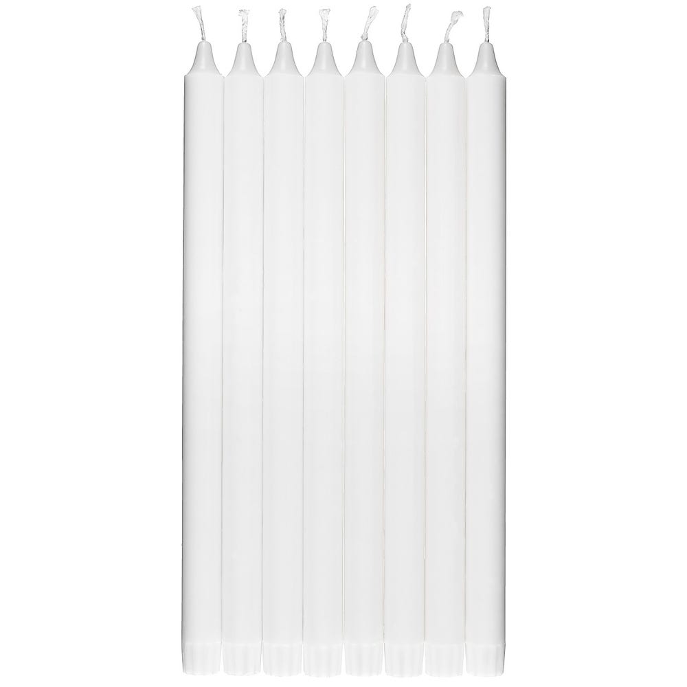 Clas Ohlson Kronelys Hvit 35cm