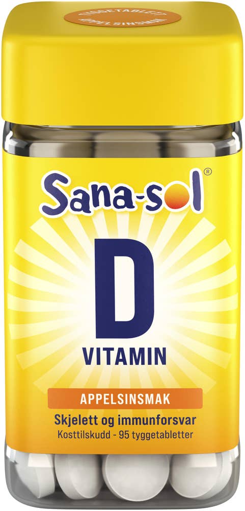 Sana-Sol D-vitamin 10 µg Tyggetablett