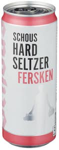 Schous Hard seltzer fersken