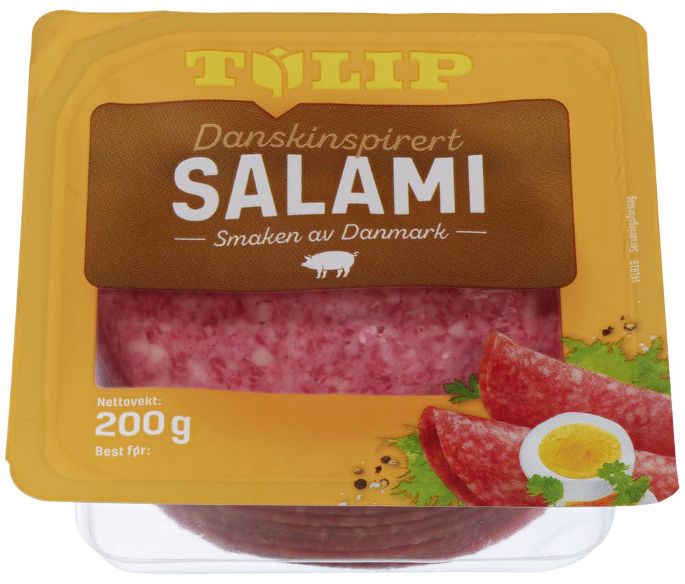 Tulip Dansk salami Skivet