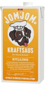 Jomjom Kraftsaus kylling utviklet av Eyvind Hellstrøm