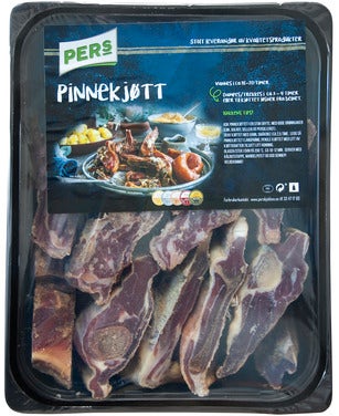 Pers Kjøkken Røkt Kjøttfullt Pinnekjøtt av Lam Med Bog & Sider