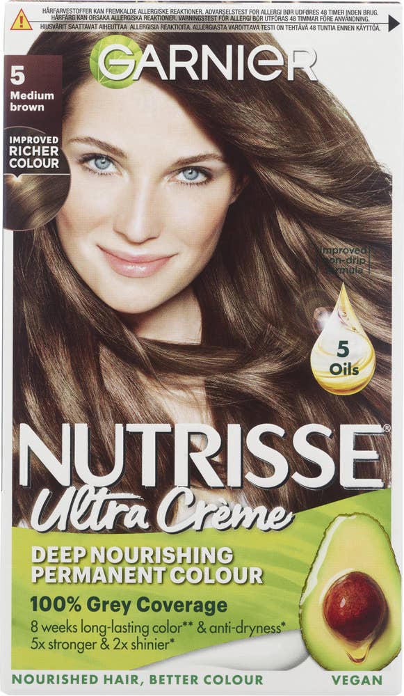 Garnier Nutrisse lysebrun 5.0