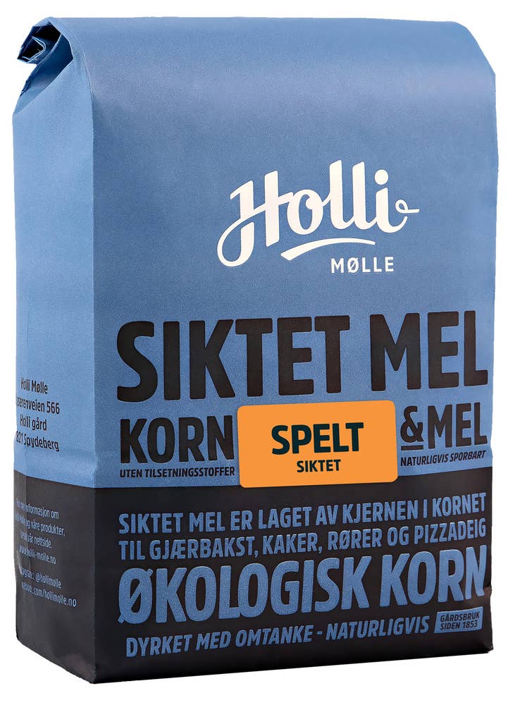 Holli Mølle Økologisk speltmel Siktet