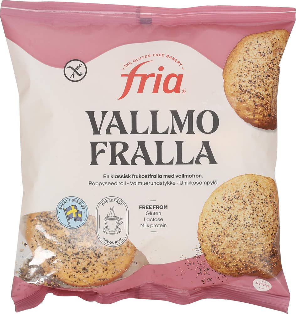 Fria Rundstykker med Valmuefrø Glutenfri