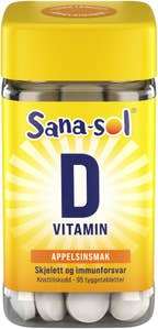 Sana-Sol D-vitamin 10 µg Tyggetablett