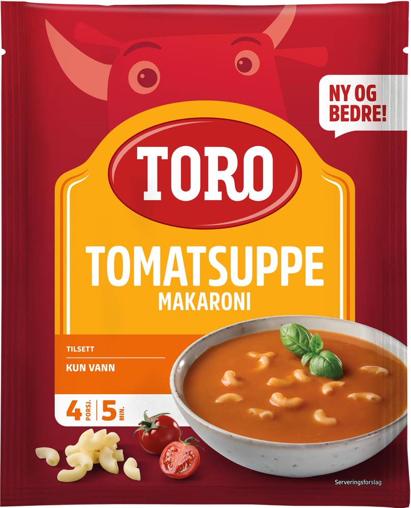 Toro Tomatsuppe med makaroni