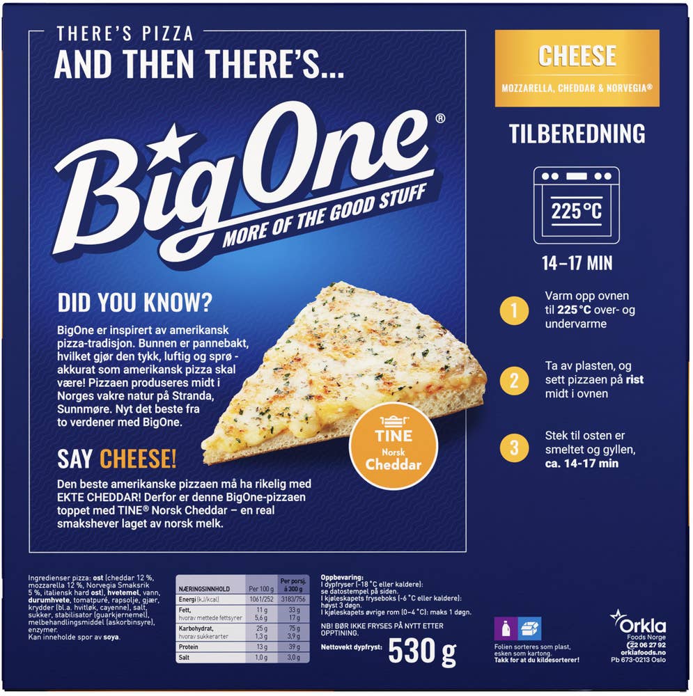 Big One Cheese Pizza