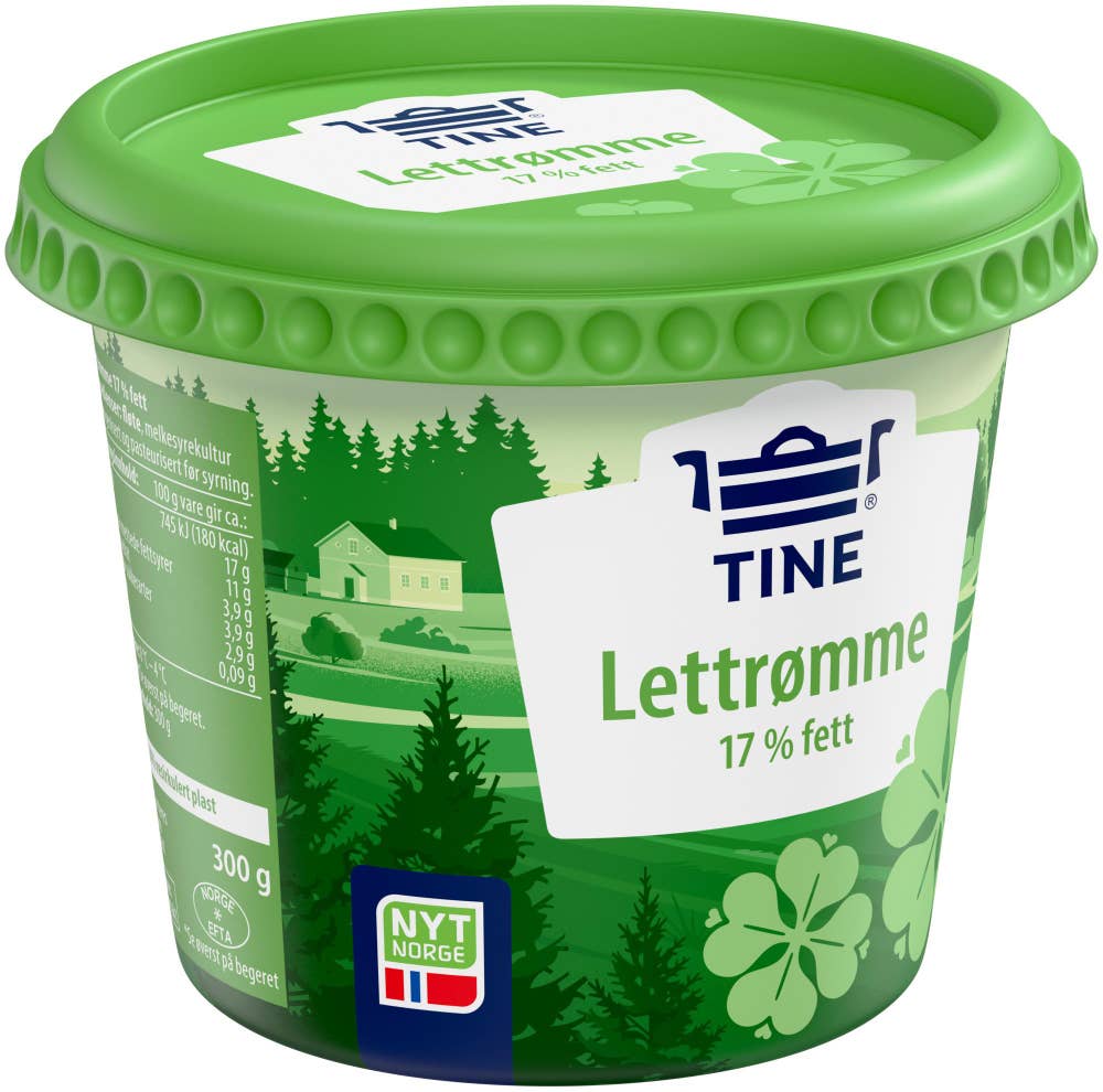 TINE Lettrømme 17%