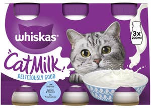 Melk med lav laktose til katter 3x200ml