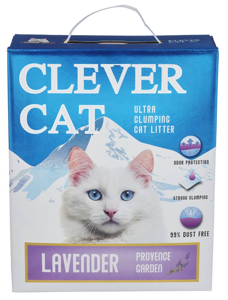 Clever Cat Kattesand lavender Klumpende