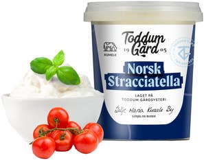 Toddum Gård Norsk stracciatella